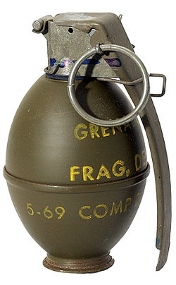 A hand grenade